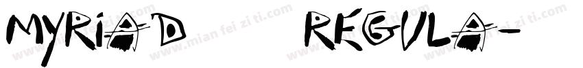 Myriad760700 Regula字体转换